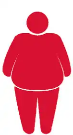 Obese BMI illustration